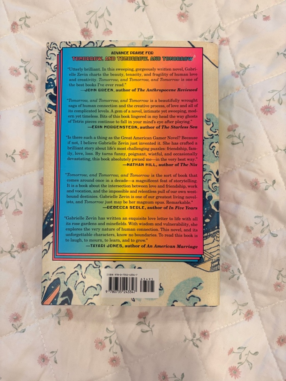 Tomorrow, and Tomorrow, and Tomorrow by Gabrielle Zevin -Hard Cover - Picture 3 of 6